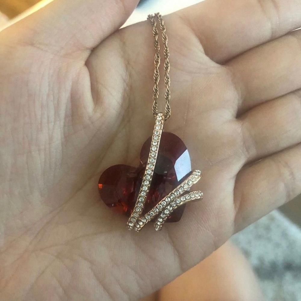 Swarovski Red Heart Necklace